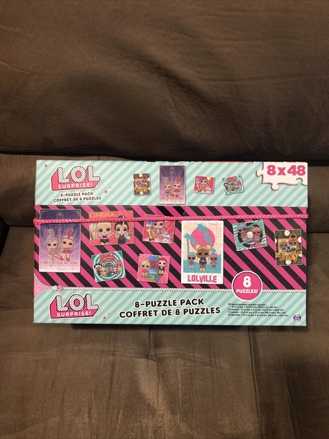 LOL Surprise Dolls 8-Puzzle Pack 48 Pieces Per Puzzle - New