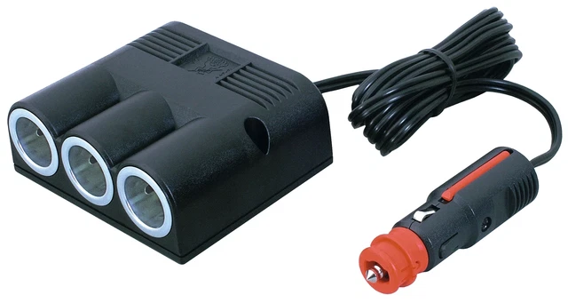 3x Verteiler Steckdose Zigarettenanzünder mit Universalstecker Anschluss 12V 24V 3x Verteiler Steckdose Zigarettenanzünder mit Universalstecker Anschluss 12V 24V