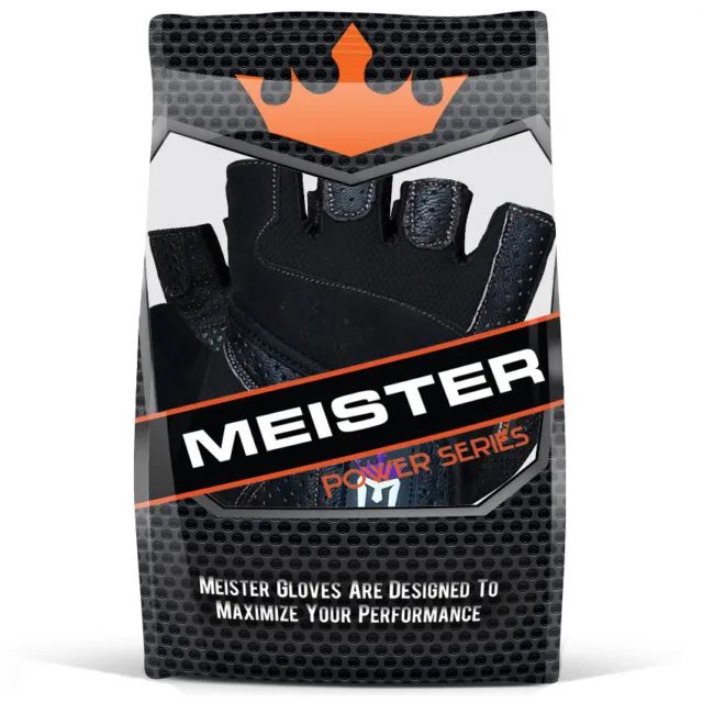 Meister Women's Fit Weight Lifting Gloves Femmes Gym Sport Crossfit Neuf Noir 5