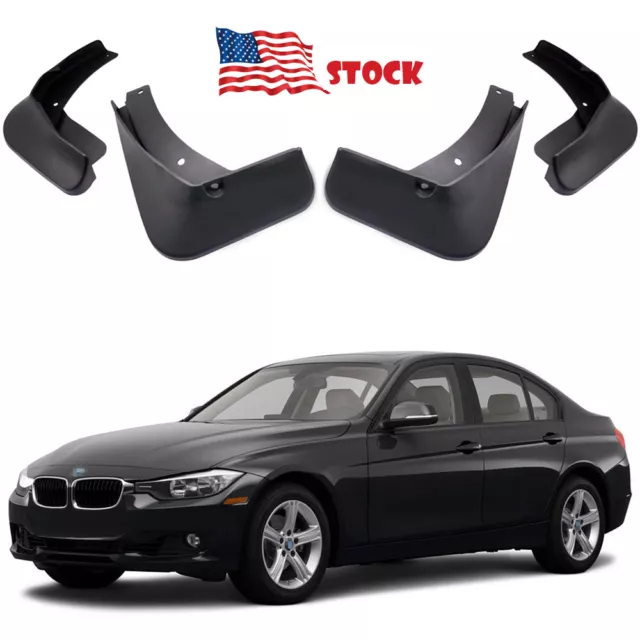 Car Mudflaps Splash Guards Mudguard Fender for 2012-2018 BMW 3-Series Sedan