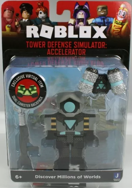 Roblox Action Collection - Tower Defense Simulator: Badlands Heist Core + 2  Mystery Figure Bundle [Includes Exclusive Virtual Item] 