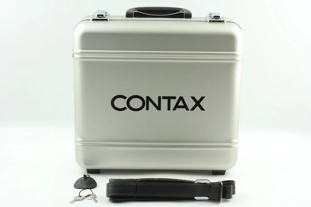 [TOP MINT] CONTAX Aluminum Trunk Camera Hard Case Box + Key From JAPAN ...