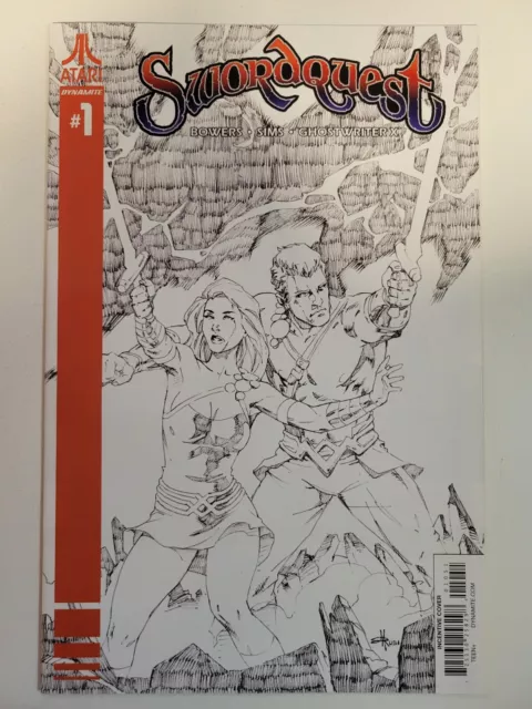 Swordquest #1 Dynamite Atari 2017 Series 1:20 Variant 9.4 Near Mint