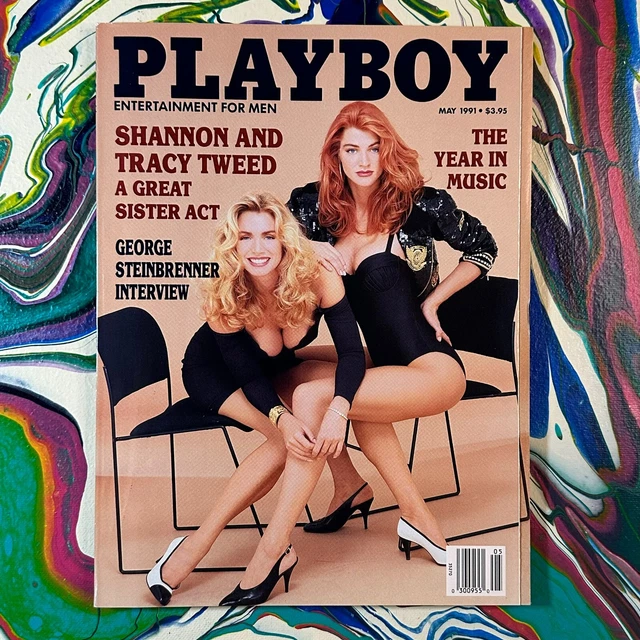 PLAYBOY MAGAZINE MAY 1991 Centerfold Carrie Yazel. Shannon & Tracy