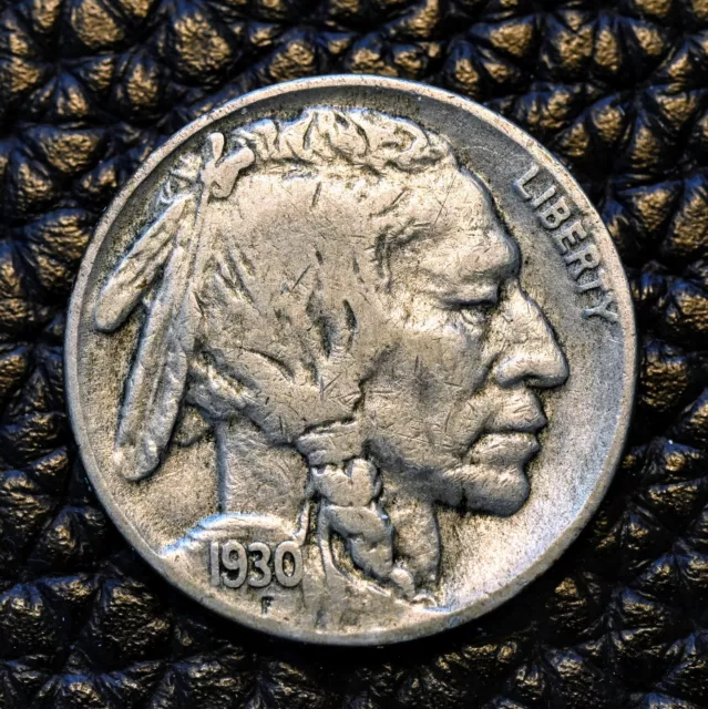 (ITM-5653) 1930-S Buffalo Nickel ~ Very Fine (VF) Condition ~ COMBINED SHIPPING!