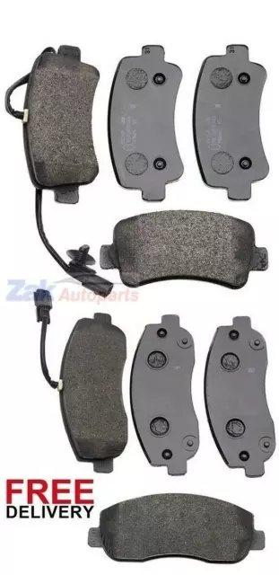 FOR RENAULT MASTER MK4 2.3 DCi (2010-2016) FRONT & REAR BRAKE PADS SET