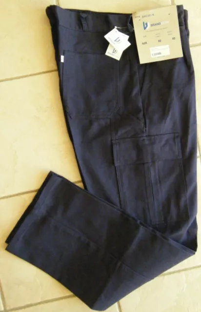 MENS Navy Cargo WORK PANTS   Size  92cms / 36in  NWT #2