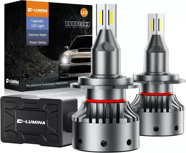 Lampadine H7 LED Lenticolari Canbus,120W 20000LM 6500K Bianco,Versione Specifica