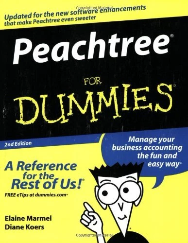 PEACHTREE FOR DUMMIES By Elaine Marmel & Diane Koers **BRAND NEW**