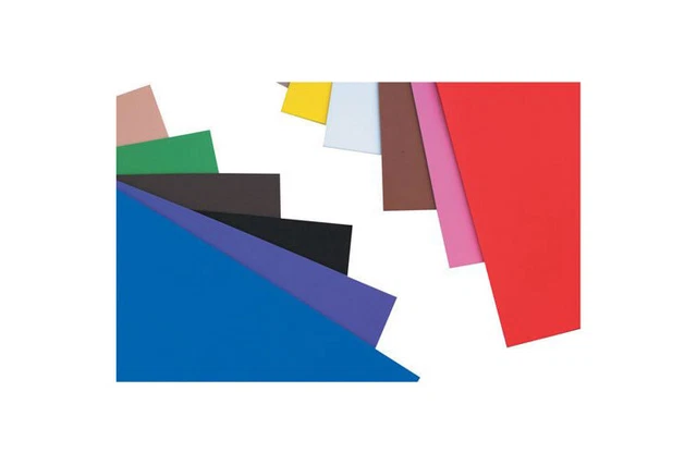 Fogli di schiuma artigianale, A4, colori assortiti (10)