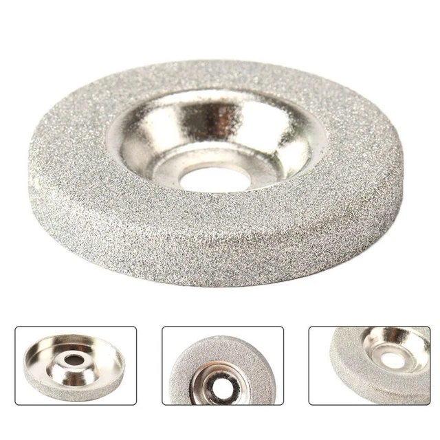 2 Diamond-Grinding Wheel Cup Emery Milling Cutter Circle Sharpener-Stone