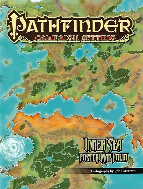 PATHFINDER CAMPAIGN SETTING: Inner Sea Poster Map Folio. . Rob ...