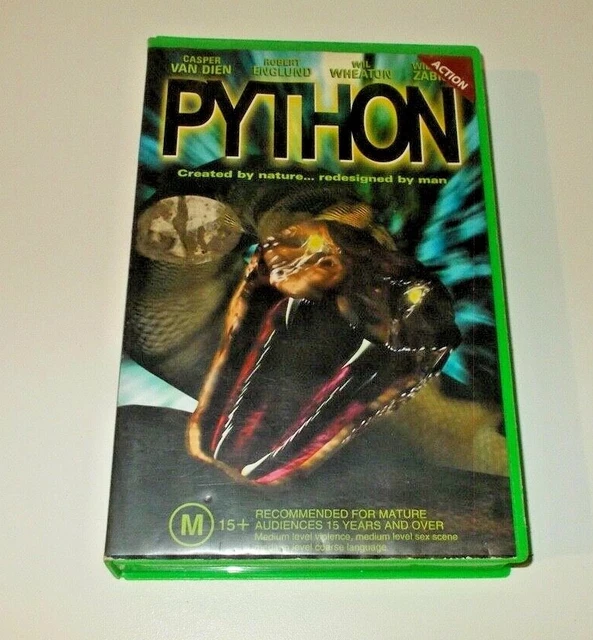 PYTHON VHS PAL Big Box ex rental 2000 $14.96 - PicClick