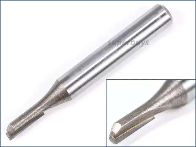 5/32" x 20mm Carbide Blade Straight Router Bit 1/4" Shank Wood Carving Cutter