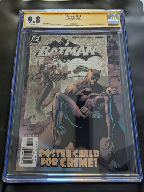 Batman #613 CGC 9.8 SS Signed Jim Lee HUSH Key