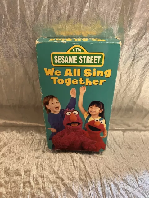 SESAME STREET WE All Sing Together VHS EUR 33,16 - PicClick FR