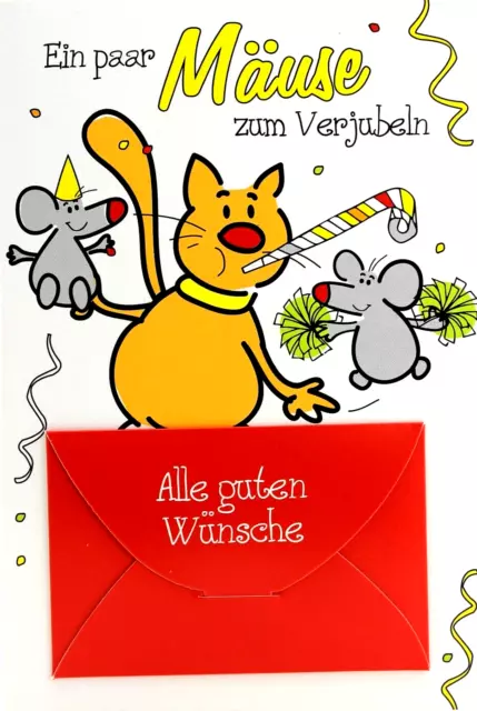 GEBURTSTAGSKARTE KARTE GEBURTSTAG Geldkarte mit Spruch Geldscheinkarte
