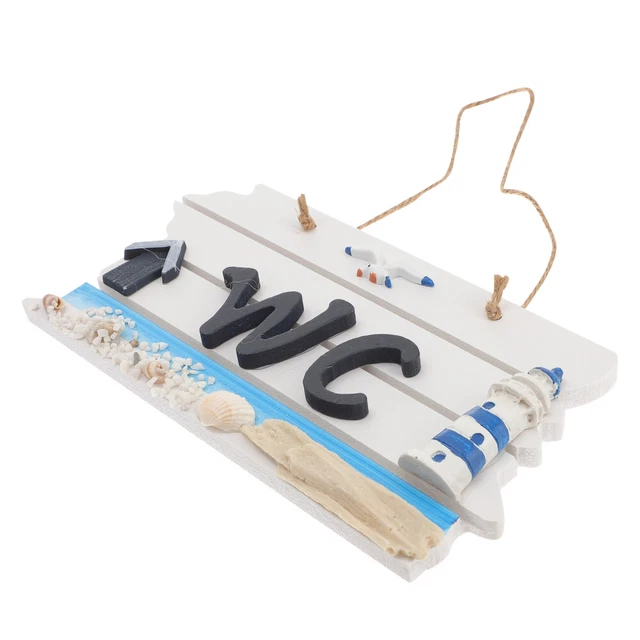Nautical Welcome Sign Beach Door Bathroom Home Décor Seaside The Pendant