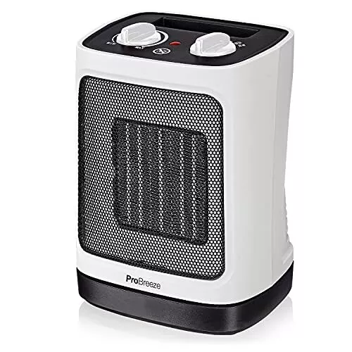 Pro Breeze Mini Radiateur soufflant Céramique 2000W Oscillation Automatique