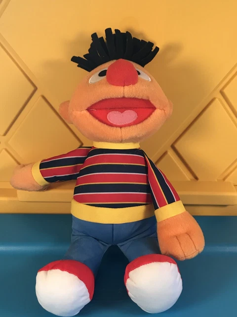 Fisher Price Sesame Street Ernie Plush Doll 12” 2009 Stuffed Animal