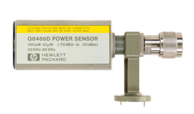 HP Agilent Keysight Q8486D Power sensor -70 -20dBm 33 50 GHz UG-383/U WR22
