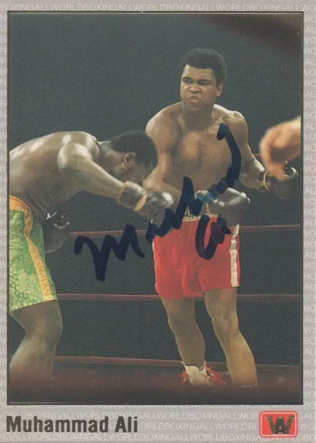 *Muhammad Ali*Signed*Autographed*Card*All World Boxing*1991 Promo*Boxing*Coa*