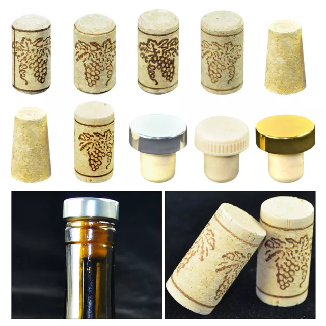 DIY Tapered Cork Plugs Sealing Cup Wood Cork  Tools Kitchen Accessories