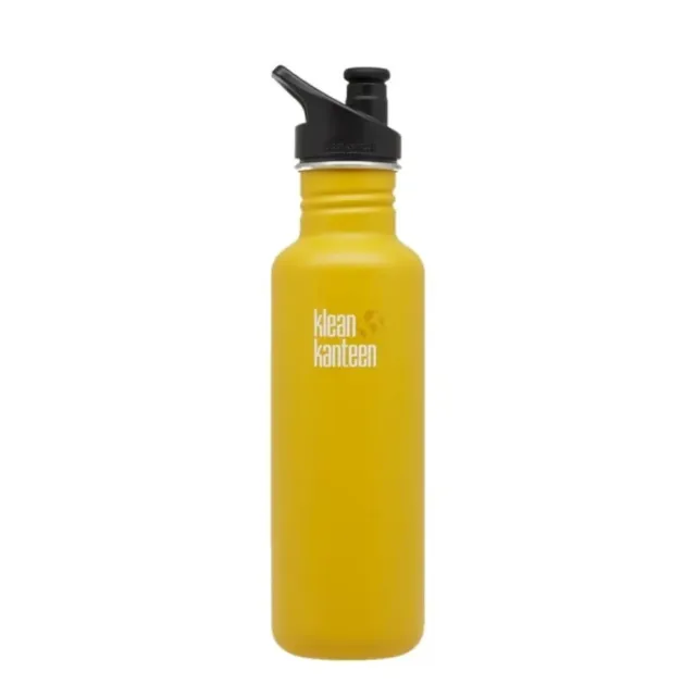 Klean Kanteen Classic 27oz/800ml Steel Drinks Bottle Lemon-Curry