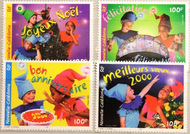 NEW CALEDONIA NEUKALEDONIEN 1999 1193-96 840-43 Christmas Weihnachten Religion**