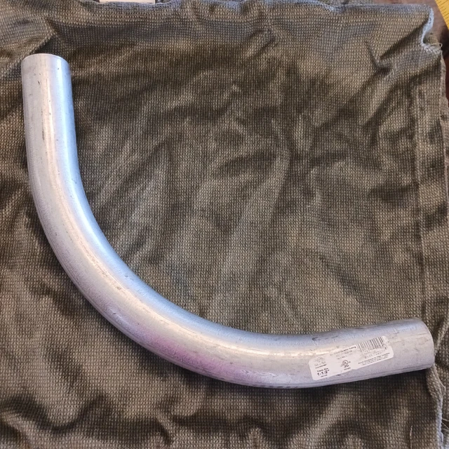 Allied ,metal conduit,  metallic tubing trade size 1-1/2 " 90 Degree,  17" long