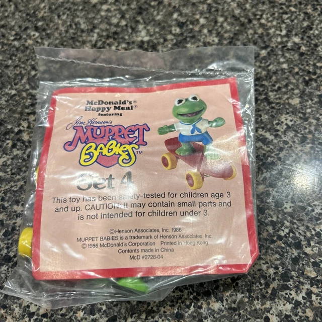 McDonalds Muppet Babies Happy Meal Toy Kermit sealed