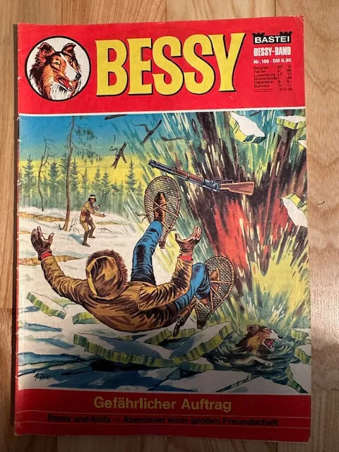 Bessy Heft Nr. 180 Gefährlicher Auftrag Bastei-Verlag 1969 Topp