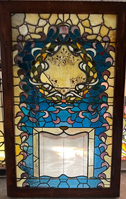 quite elaborate  jeweled stained glass window