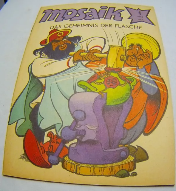 Mosaik - Abrafaxe - Heft 1/1983 - Das Geheimnis der Flasche - DDR - gebraucht