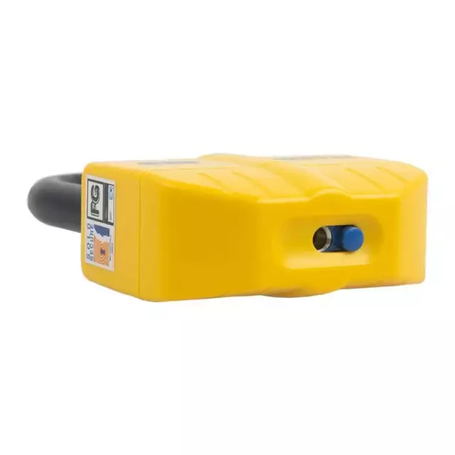 Oxford Boss Approuvé Thatcham Moto Alarme Bloque Disque - 14mm - Jaune 3