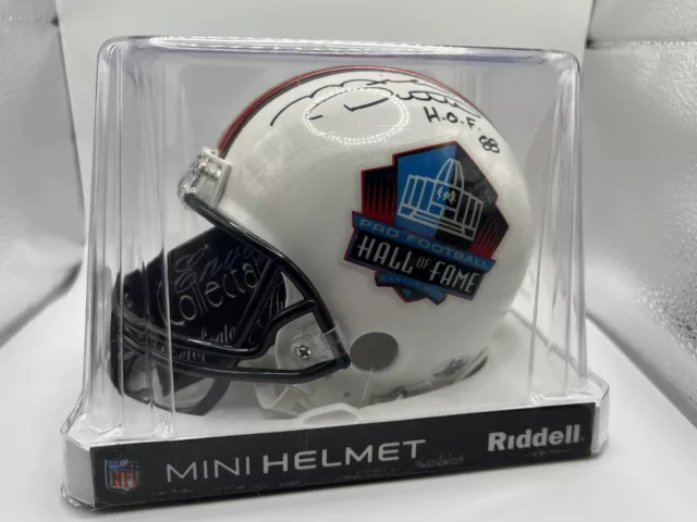 MIKE DITKA (Chicago BEARS) Signed HALL OF FAME Mini-helmet - Envoy COA