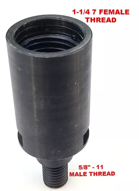 New Black 1 1/4" Adaptor To 5/8" Core Drill Adapter - Concrete Coring Dry Bit