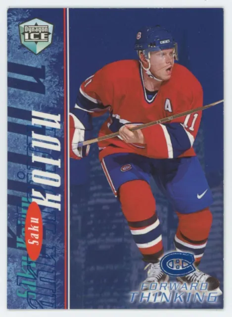 1998-99 Pacific Dynagon Ice Forward Thinking Saku Koivu Montreal Canadiens #12