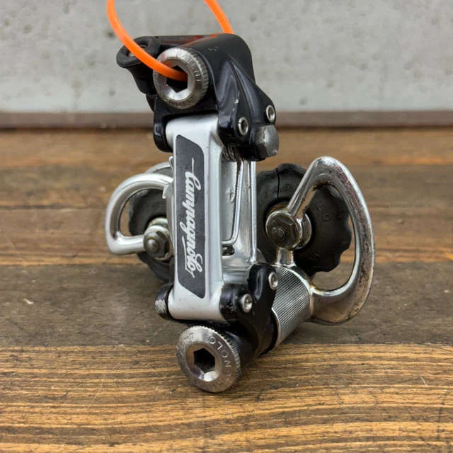 Groupe Dérailleurs Vintage Course Groupe Super Record Pat.82 - Avant Et Arrière, Noir, Aluminium, Italie Dérailleurs Campagnolo