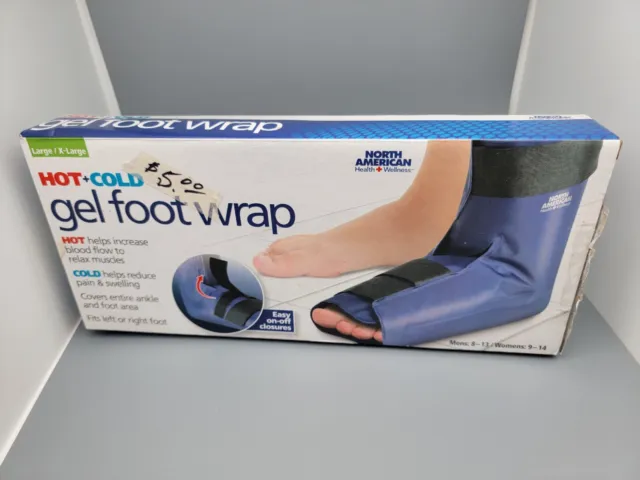Foot Ankle Ice Pack Wrap Strap Hot Cold Pack for Therapy Achilles Tendon Injury