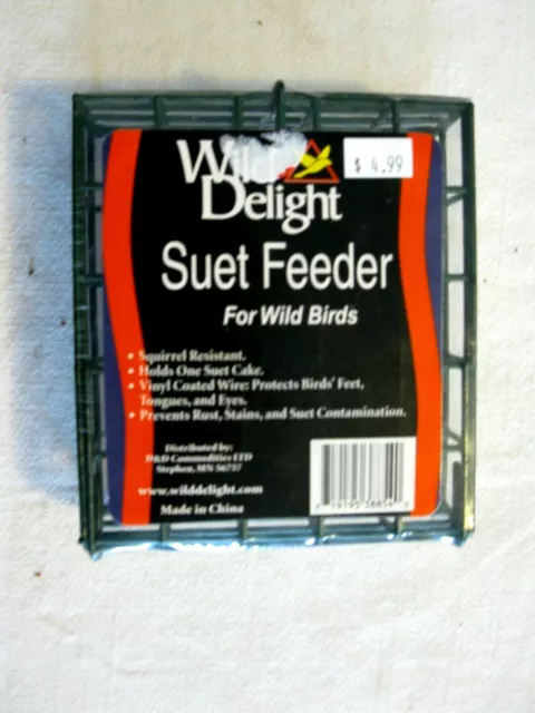 Suet Feeder for Wild Birds