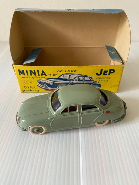 JEP 1/43 Dyna Panhard 56 – Vert De Gris, Miniature Ancienne