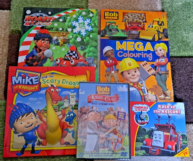 CBEEBIES KIDS GIFT BUNDLE - Bob the Builder Roary Thomas Mike DVD ...