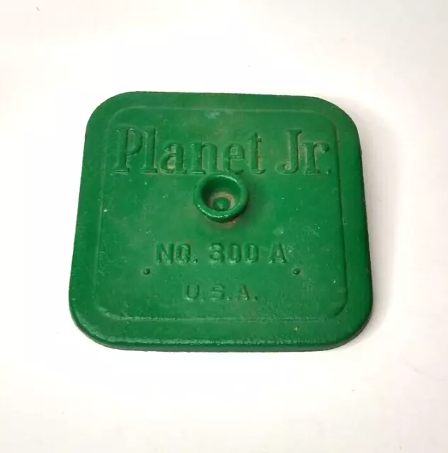 Vintage Planet Jr Seeder Hopper Lid 300A with Seed Chart For No 300 - No 155 USA