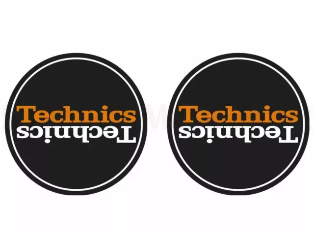 TECHNICS SLIPMATS DUPLEX 6 Coppia Panni Antistatici per Dj Piatti Giradischi