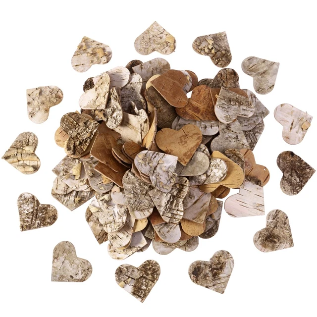 300 Pièces Étoiles En Bois Creusées - Embellissements Naturels Pour DIY, Scrapbooking, Noël, Mariage Et Déco Artisanale