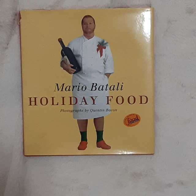 Libro de cocina de tapa dura Mario Batali Holiday Food