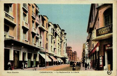 CPA ak casablanca-Boulevard de la liberte morocco (963304)
