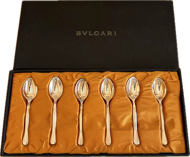 TEASPOONS BULGARI ORIGINAL Sterling 925 Vintage Made in Italy £849.68