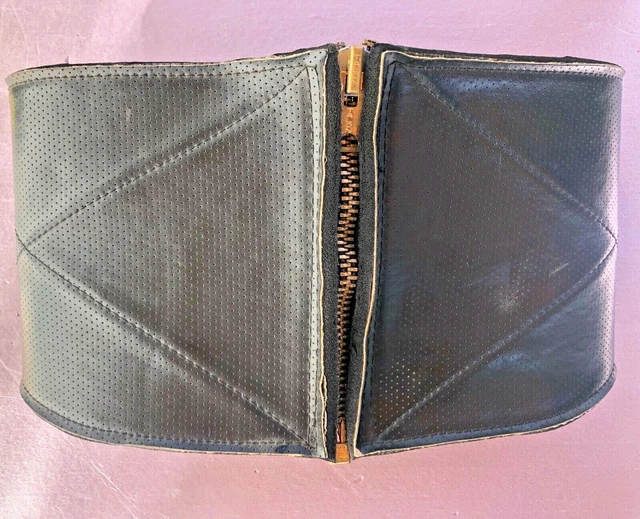 Vintage Cafe Racer Kidney belt 1950's/60's Huge Talon Zipper MINT! Condition!!!!